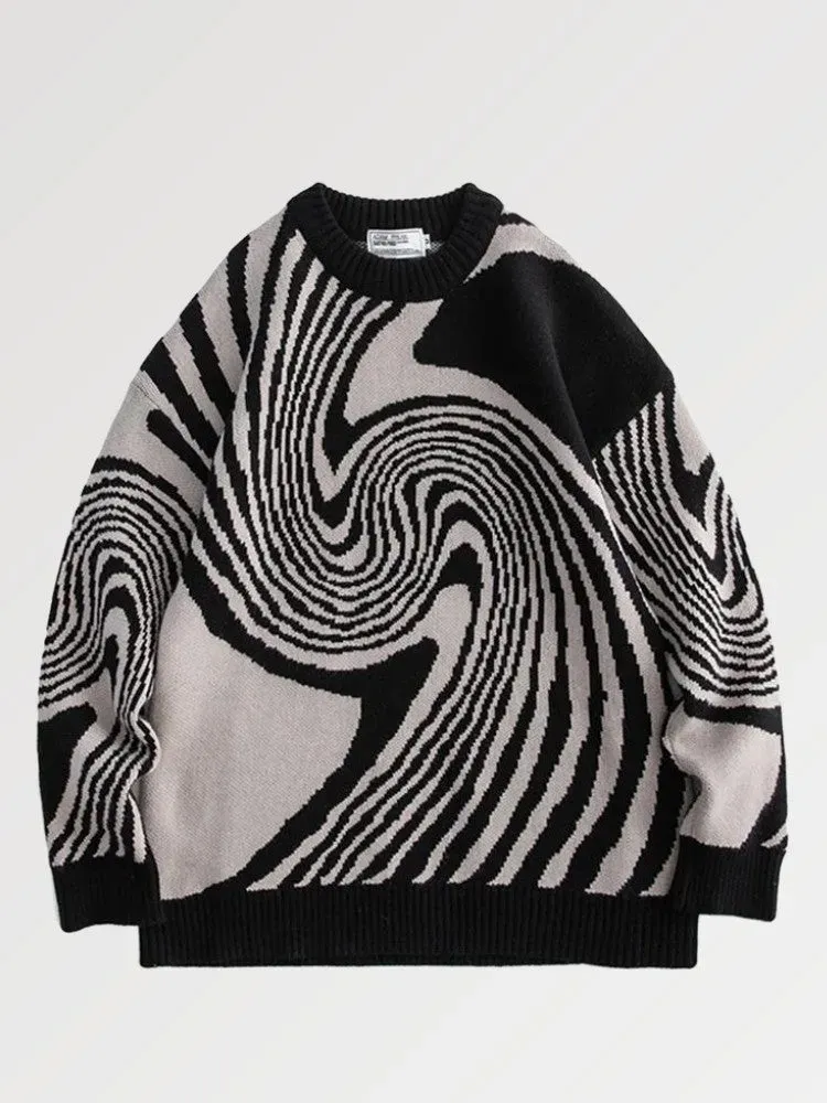 Japon style Illusion Okira pull coton oversize