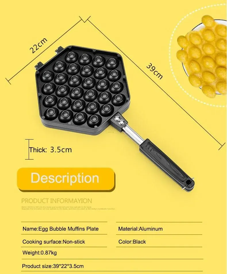 Japon style Shina poêle à takoyaki aluminium antiadhésif