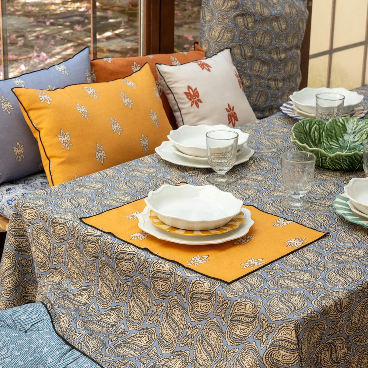 Mistral Mosca Géant set de table lin et coton