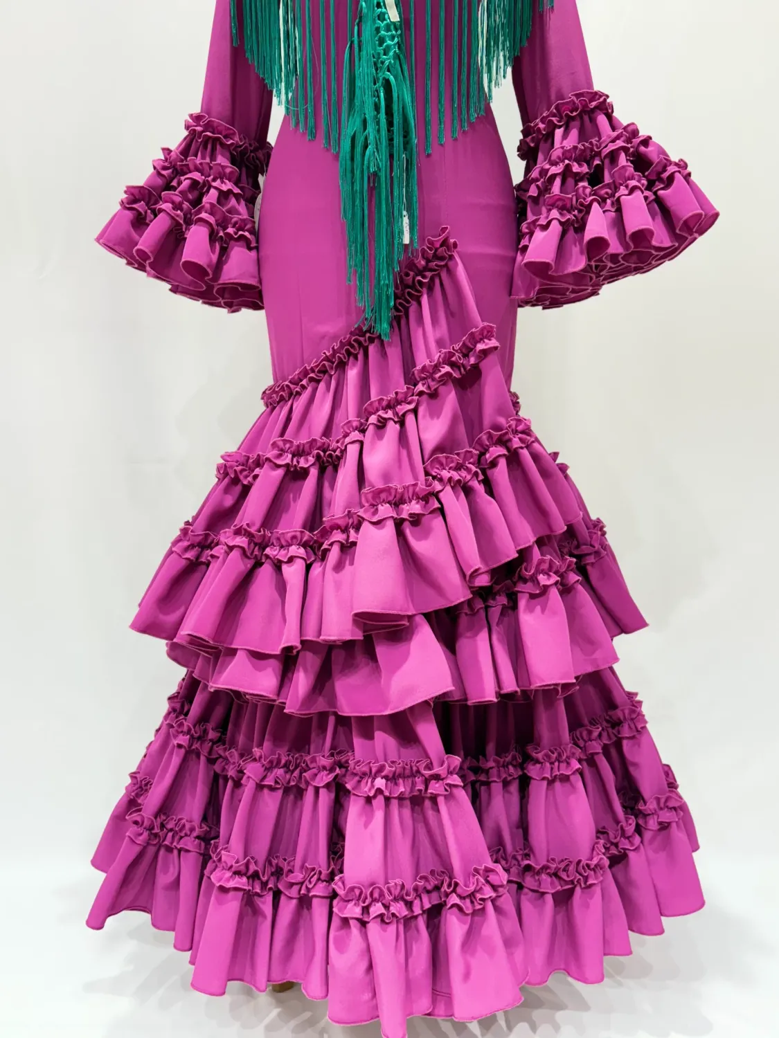 Viva La Feria Diamante robe flamenco buganvilla