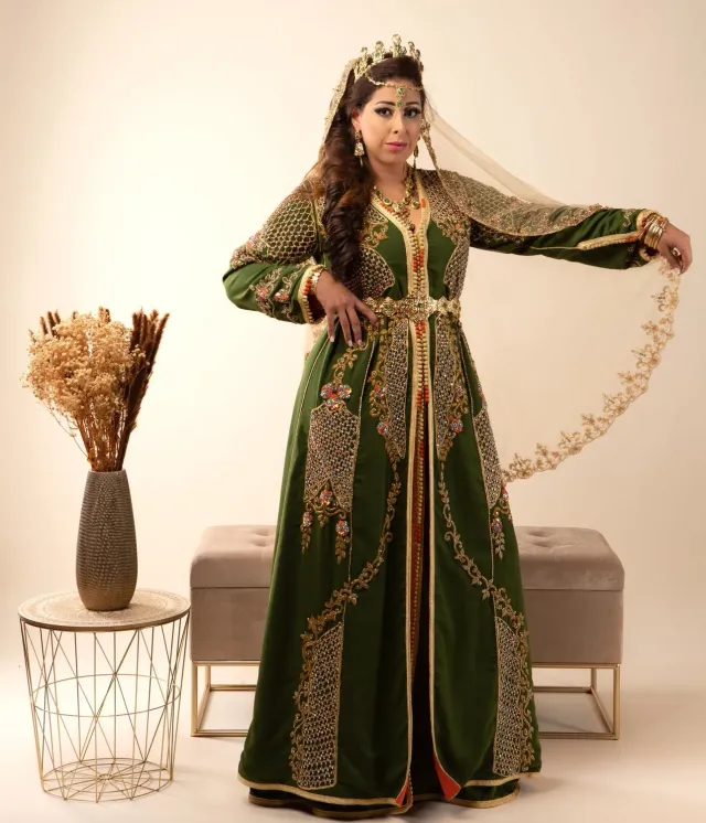 Célèbr'Orient Mouna takchita marocaine verte