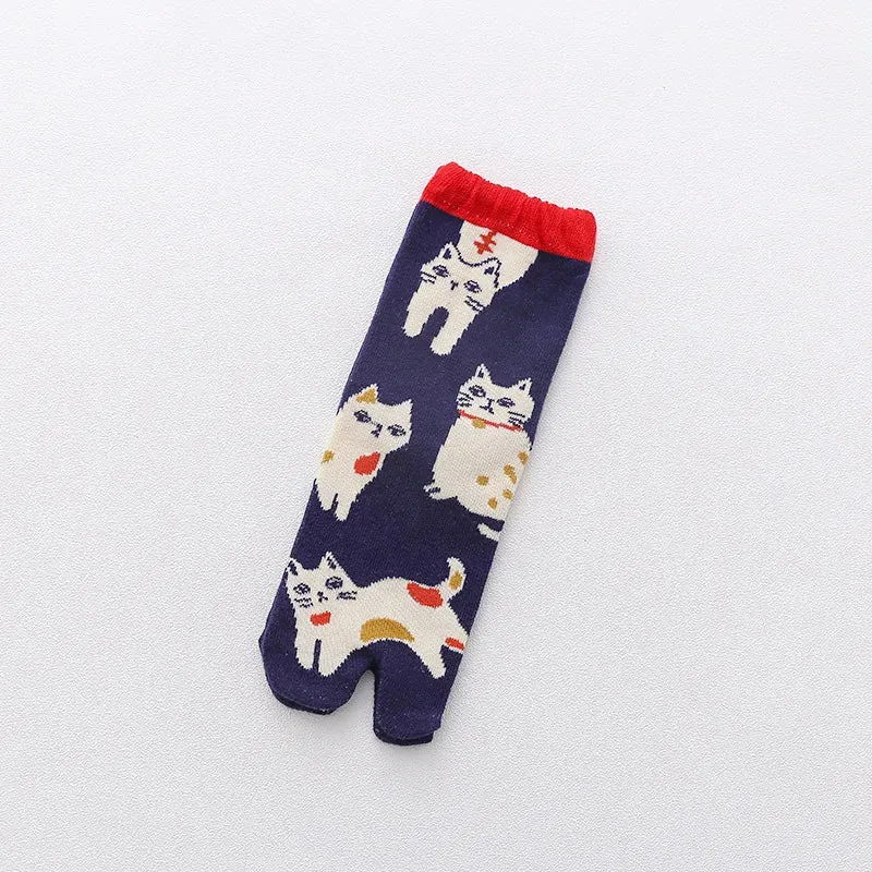 Esprit du Japon Chaussettes Tabi Japonaises Coton