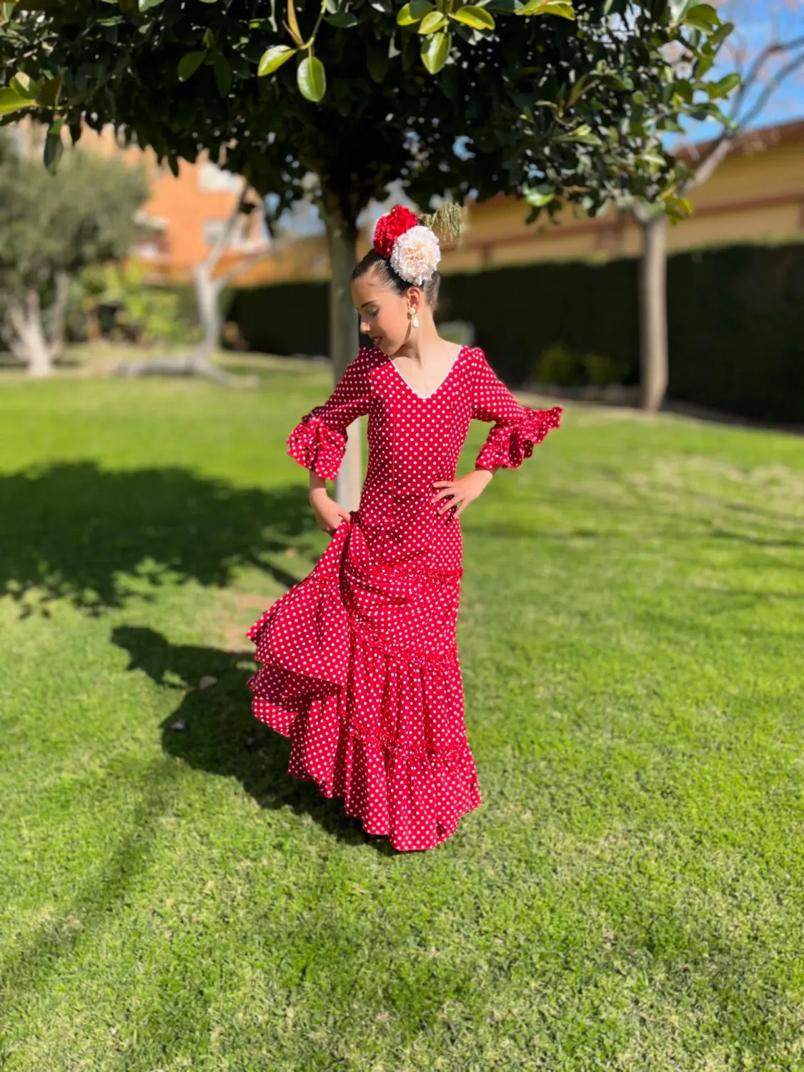 Viva la Feria Bolonia robe flamenca fille canastero