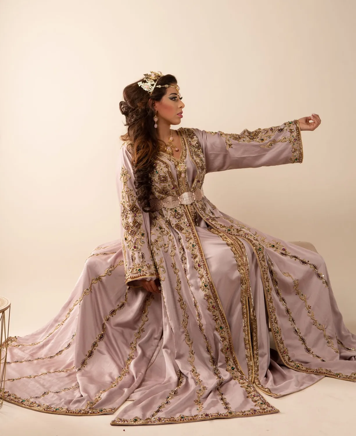 Célèbr'Orient Lana takchita violine perlée