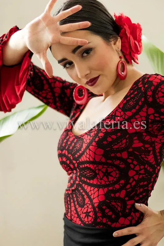 Viva La Feria Ricote justaucorps danse flamenco