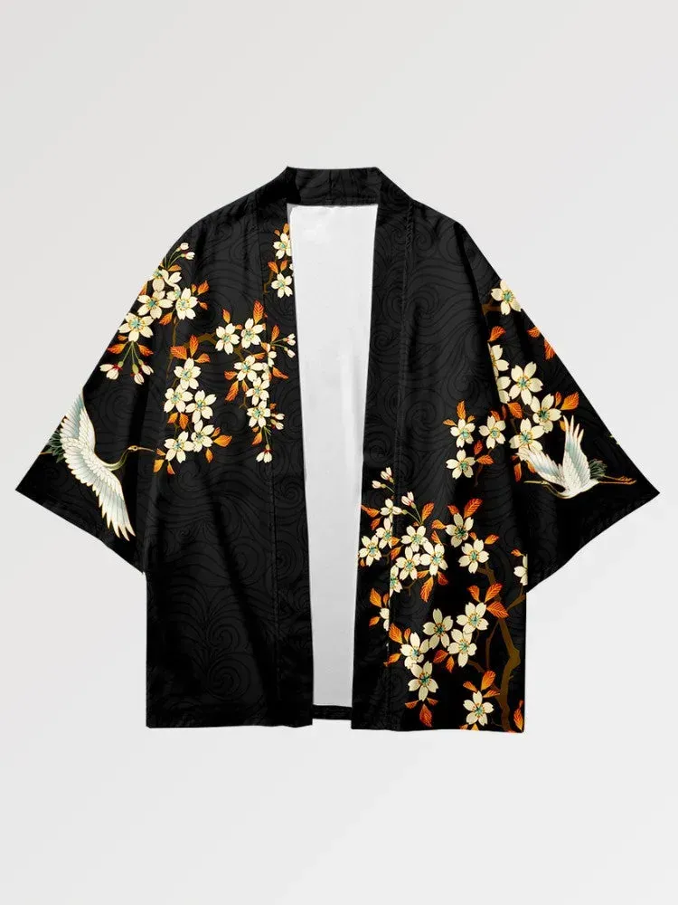 Japon style Kitakami haori japonais traditionnel