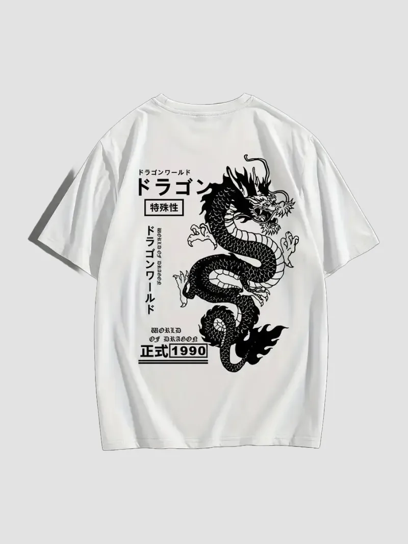 Japon style Dragon Japonais t-shirt