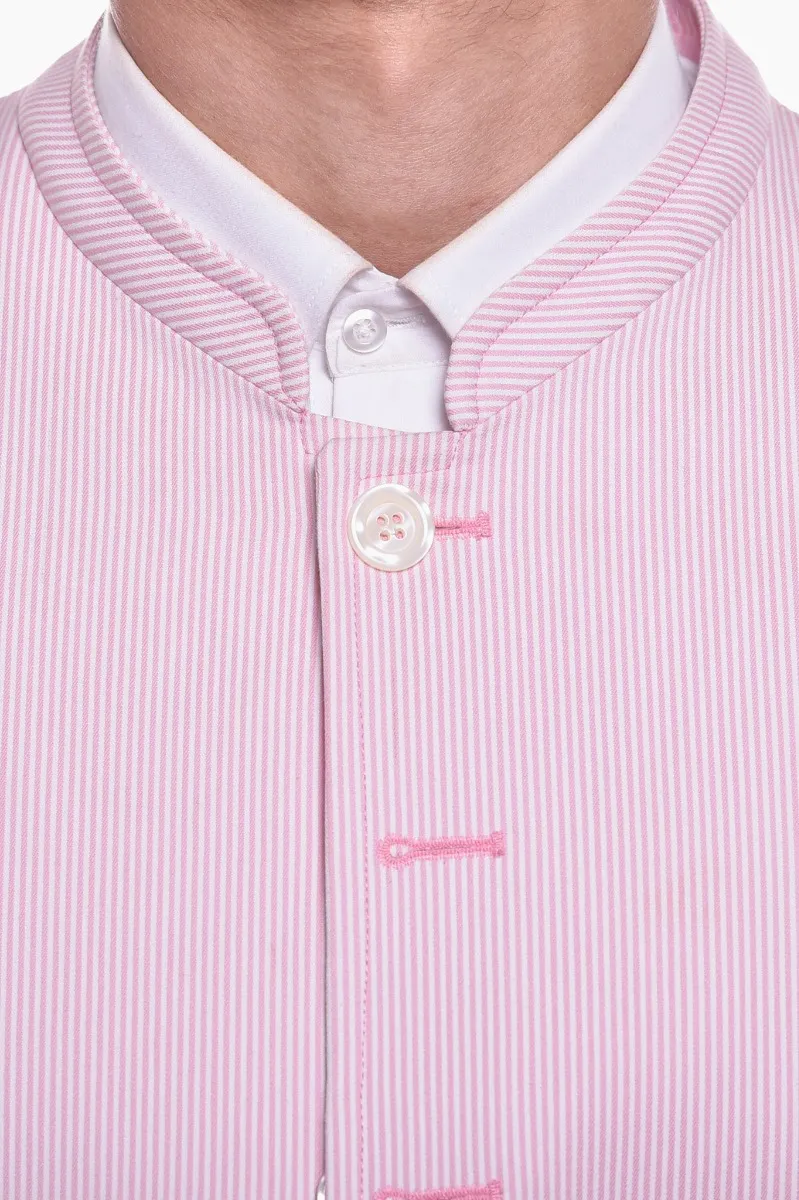 Viva La Feria 500 veste campera rose à rayures