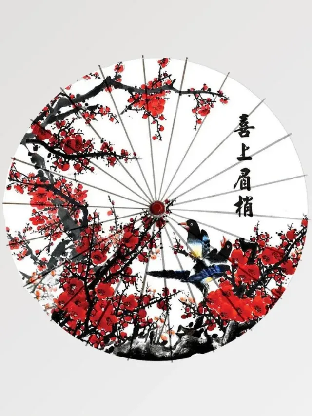 Japon style Ombrelle japonaise ‘écriture Kanji’ pluie
