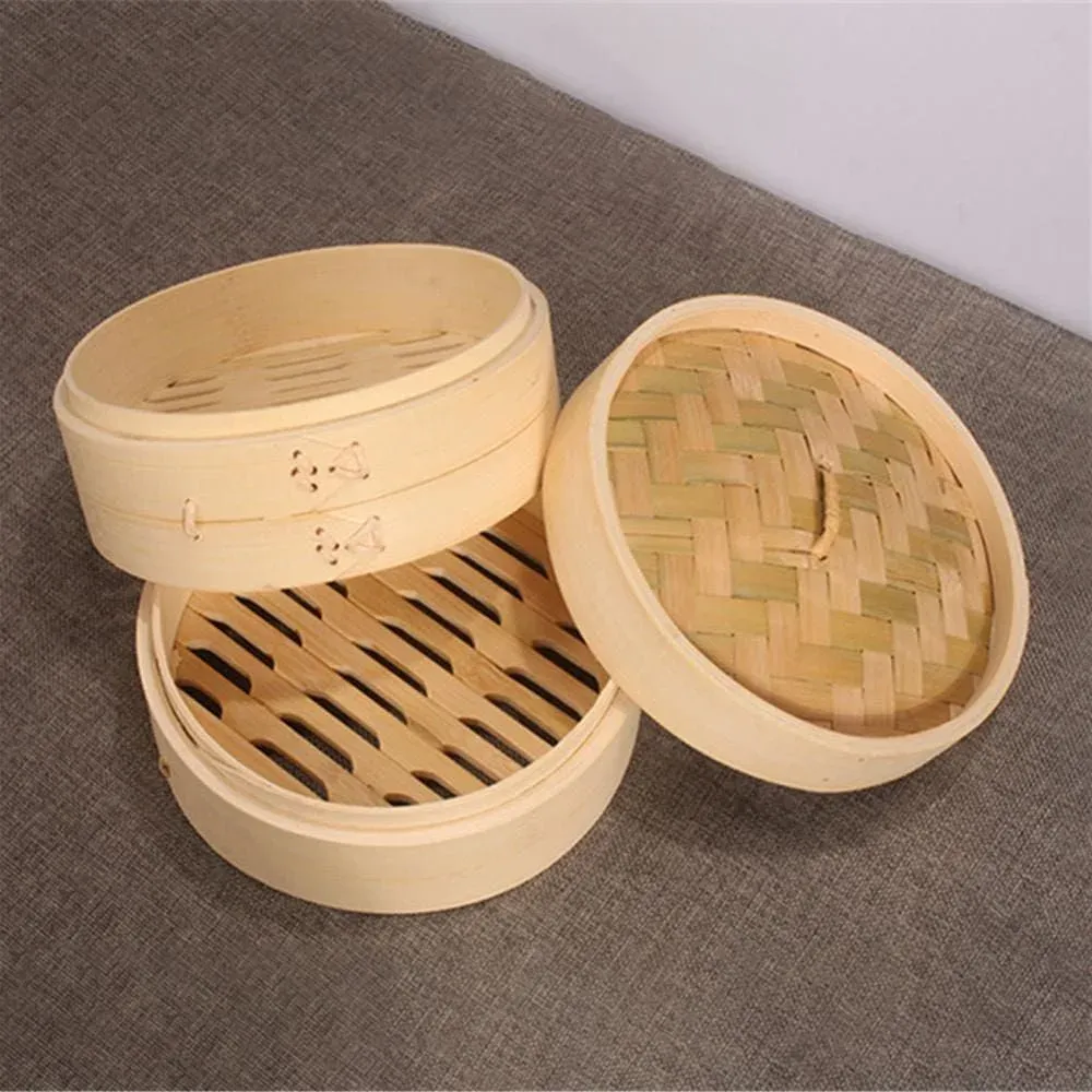 Japon style Bamboo Steamer Mishima panier vapeur bambou
