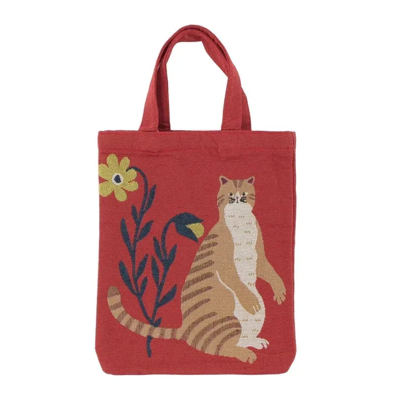 Japon style tote bag chat japonais