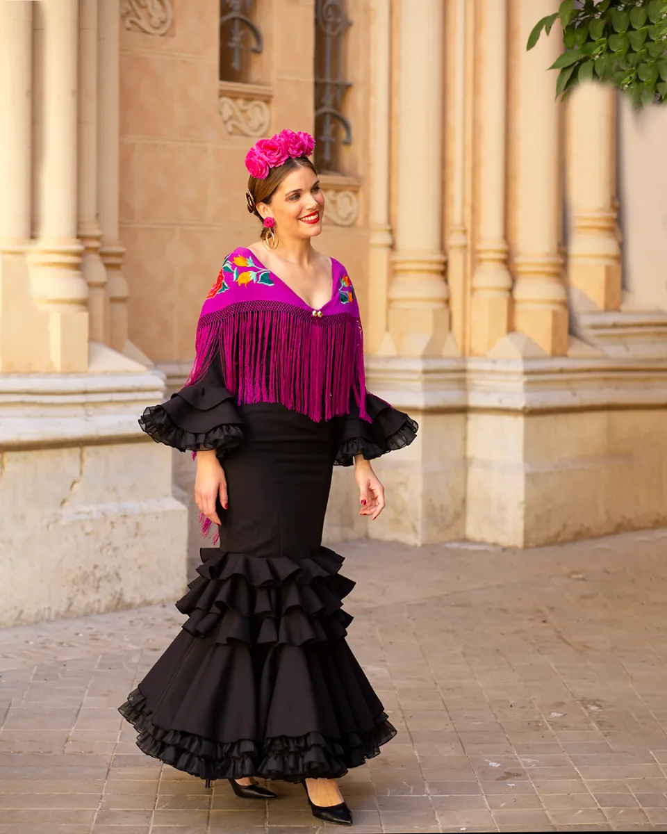 Viva la Feria Malú robe flamenca femme canastero