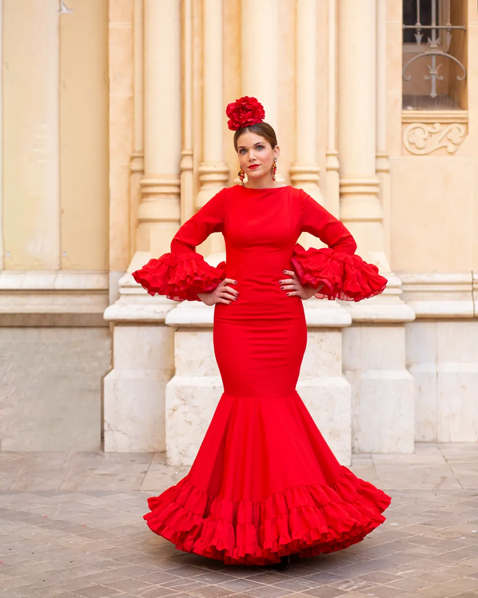 Viva la Feria Leonor robe gitane volants canasteros