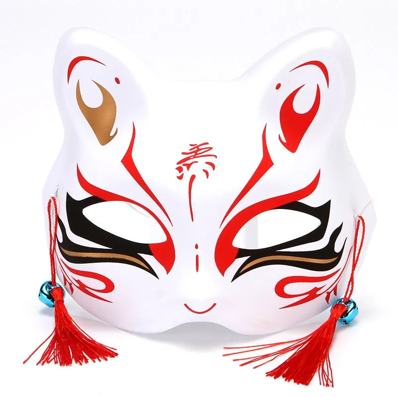 Esprit du Japon masque kitsune traditionnel résine