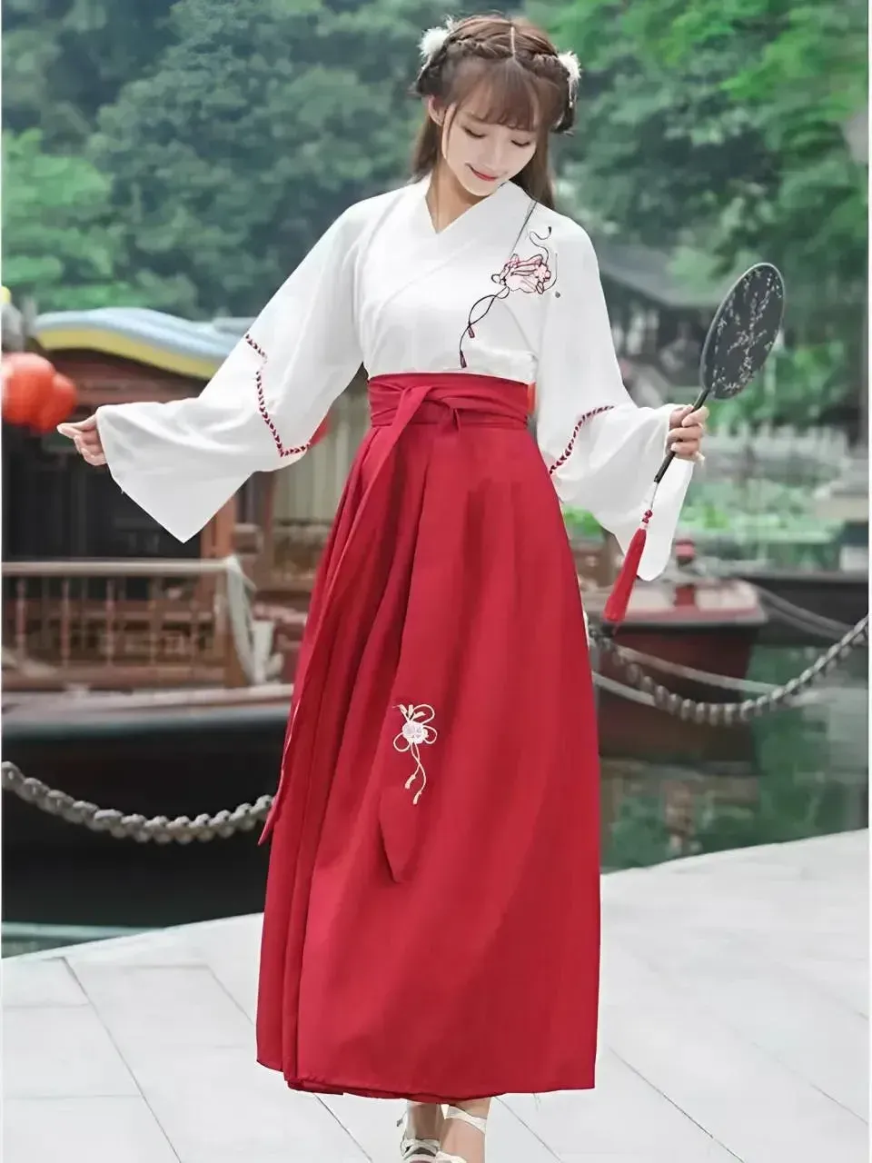 Japon style Robe Imprimé Japonais ‘atsuko’ robe fleurie