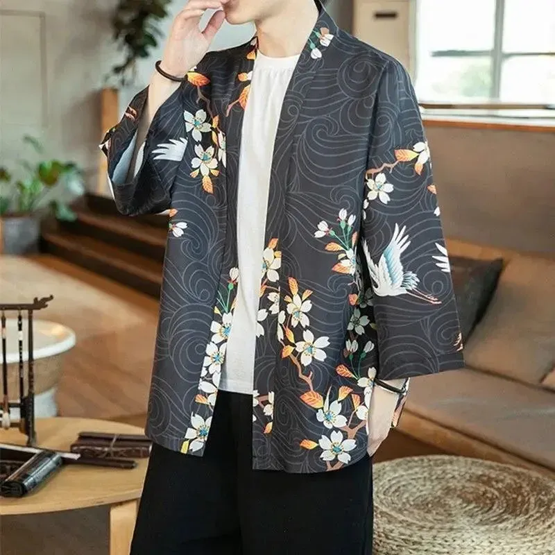 Japon style Kaïto Veste Kimono Homme