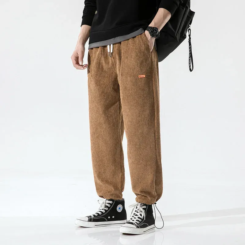 Japon style Miko pantalon velours côtelé confortable