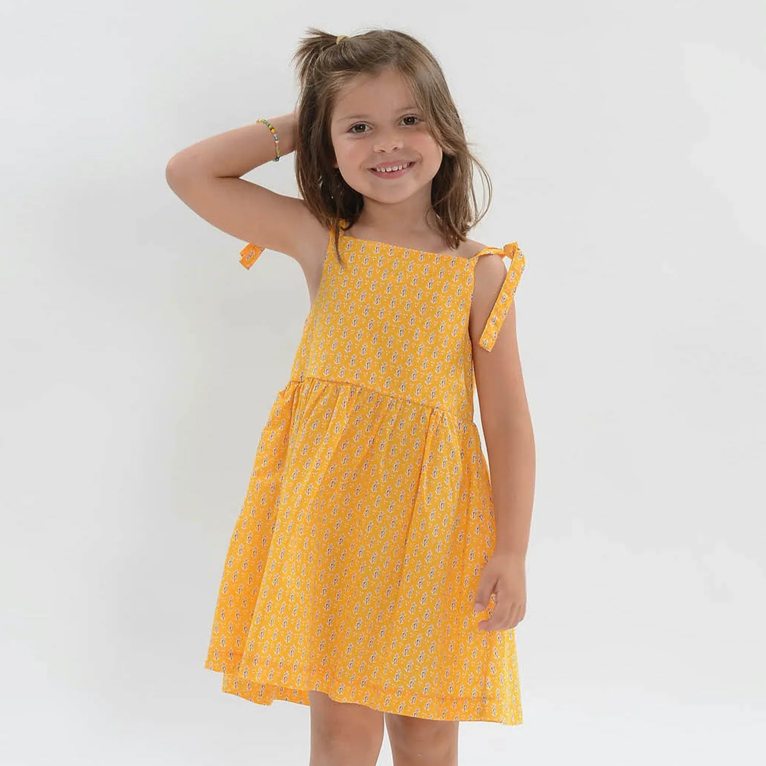 Mistral Calanque Croix robe voile coton fillette