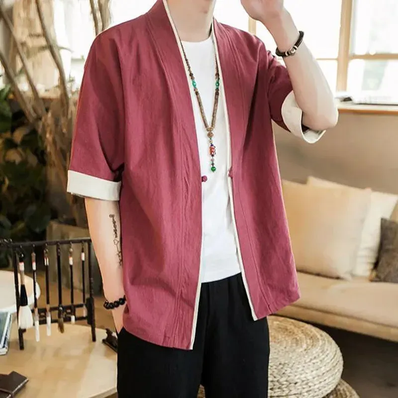 Japon style Veste Kimono Homme Moderne veste kimono