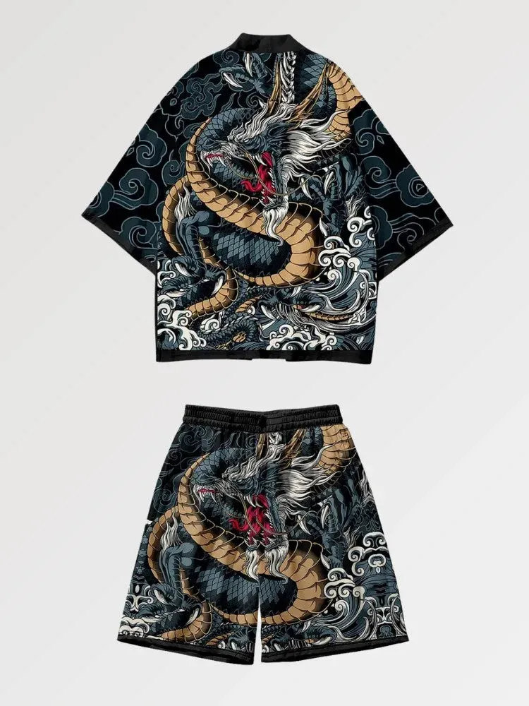 Japon Style Ryujin Ensemble Kimono Édition Limitée
