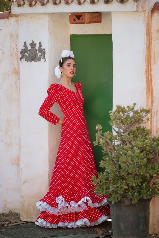 Viva La Feria Alegría robe gitane pois volants