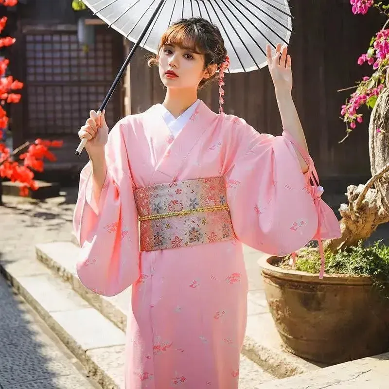 Japon style Mariko kimono femme coton satin
