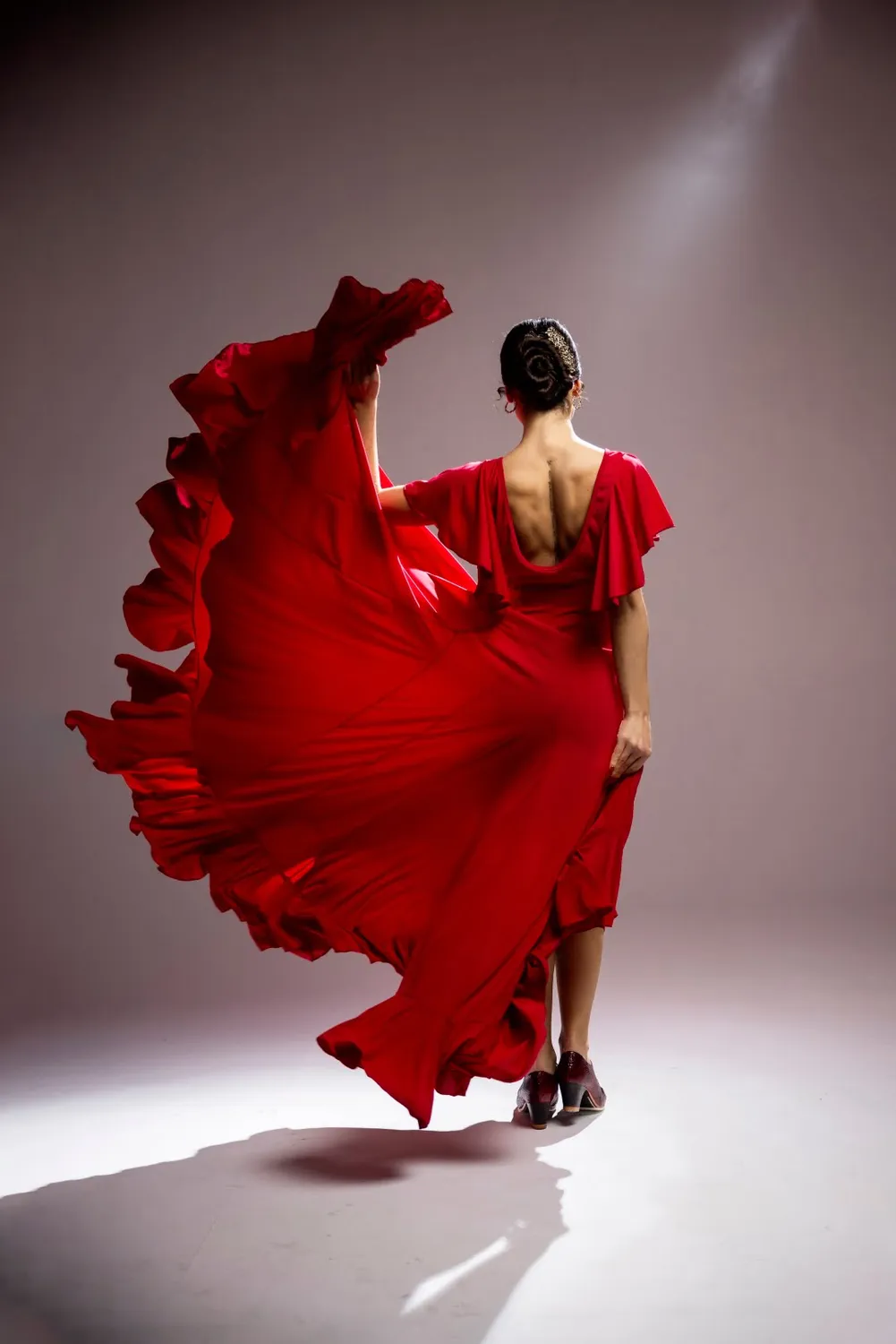 Viva La Feria Olas robe flamenca danse point élastique