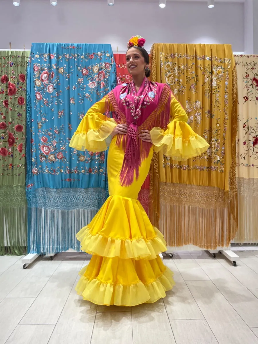 VIVA LA FERIA Ambar robe flamenca