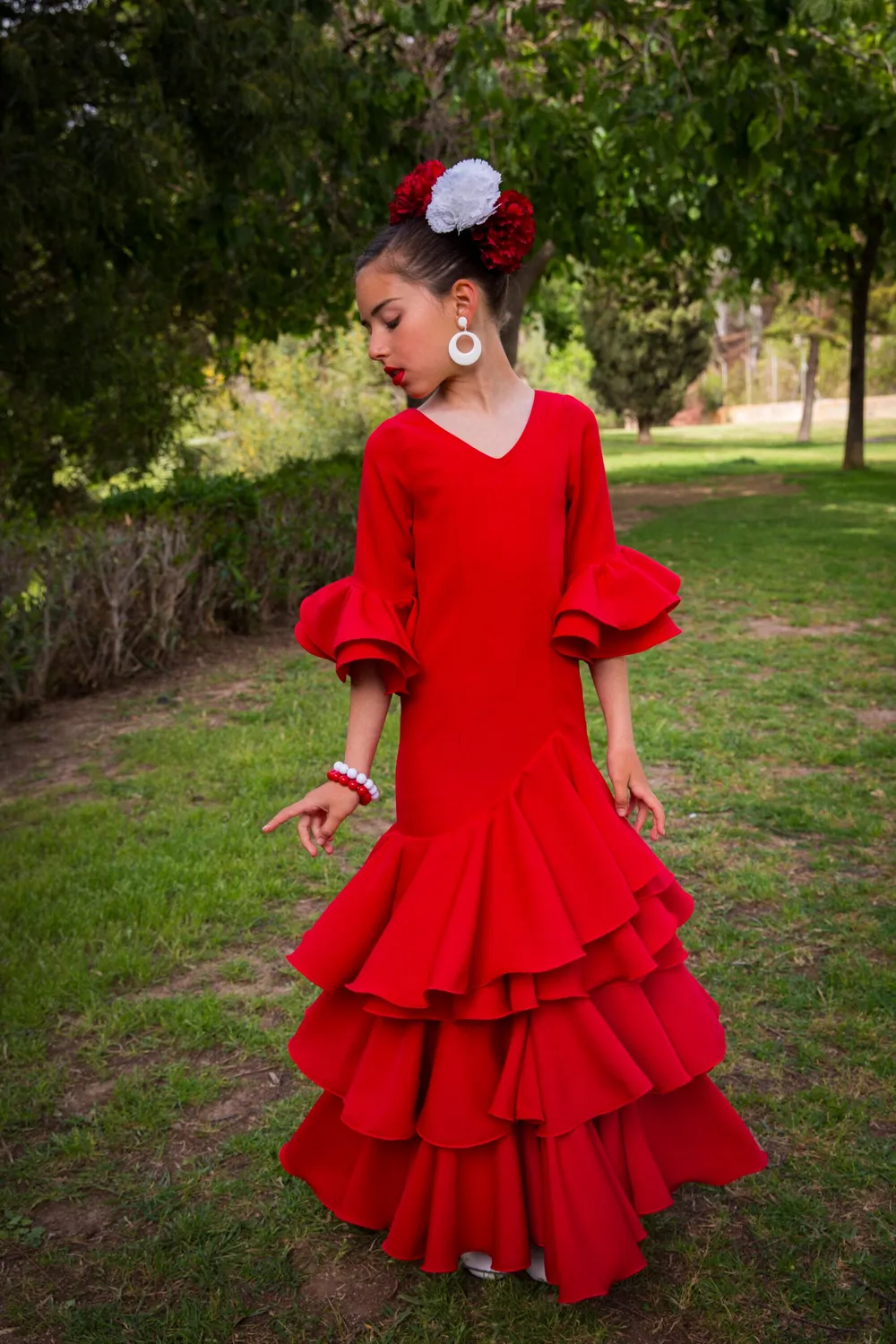 VIVA LA FERIA Triana robe flamenca fille