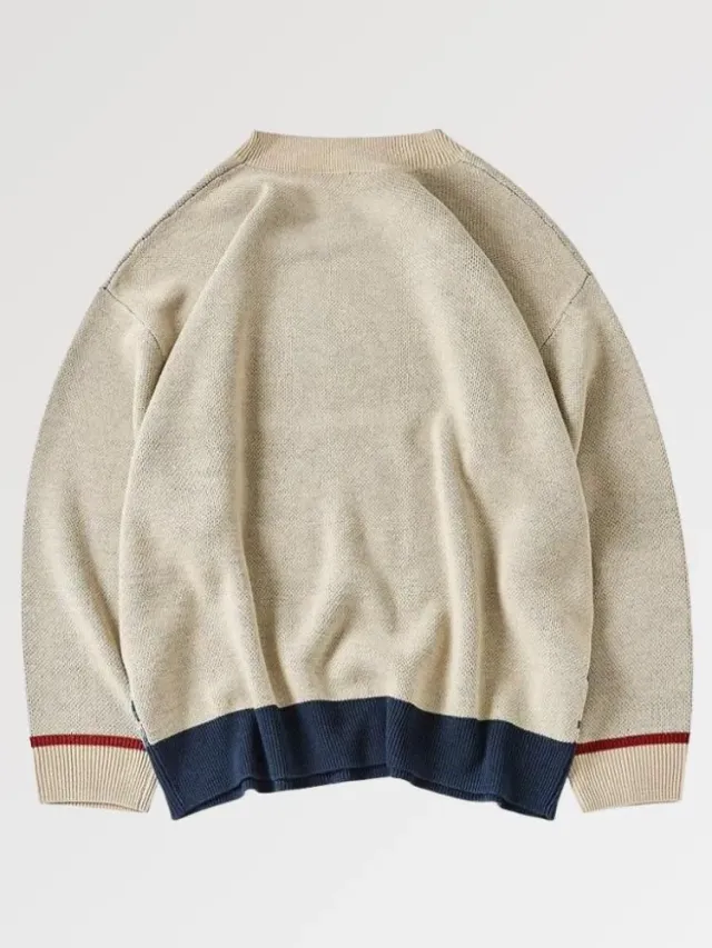 Japon style Pull Vague Japonaise ‘kanagawa’