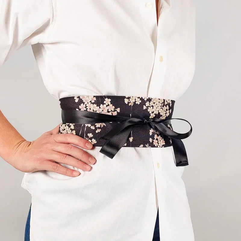 Japon style Obi ceinture femme florale