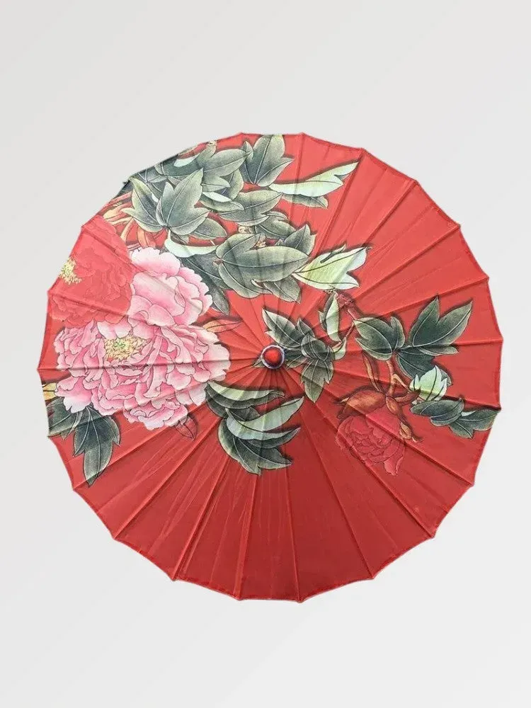 Japon style Parapluie Japonais Rouge ‘aka’ rouge élégant