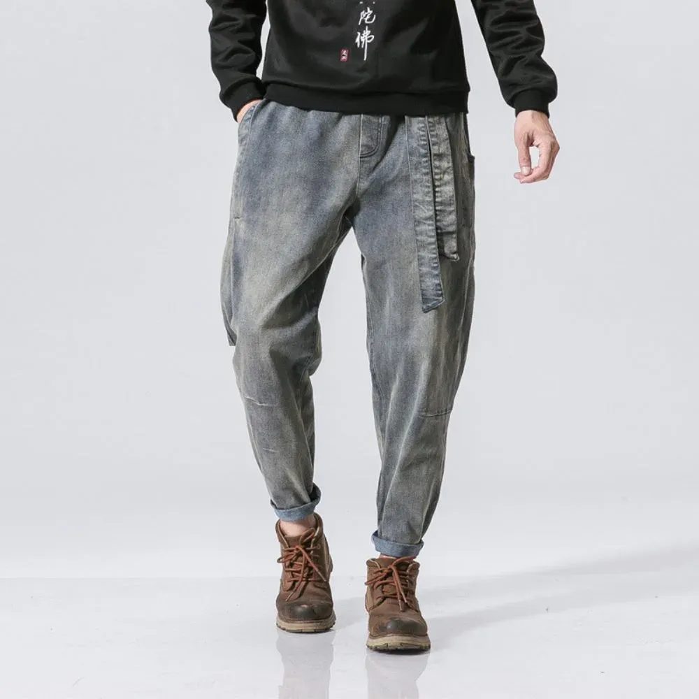Japon style Yori pantalon denim confort coupe raffinée