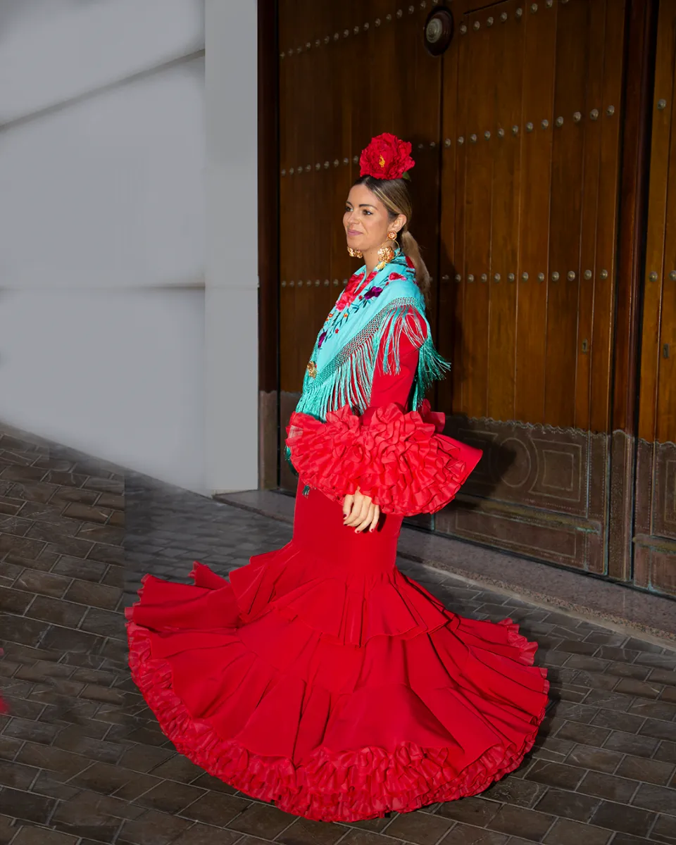 Viva La Feria Amapola robe flamenco à volants