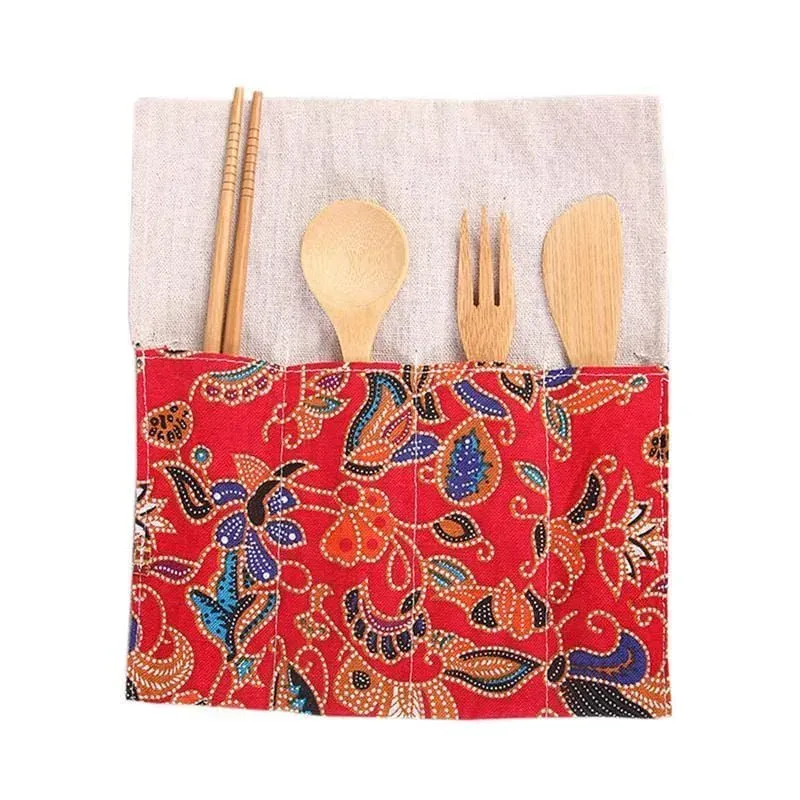 Japon style Kinami set couteaux barbecue bambou