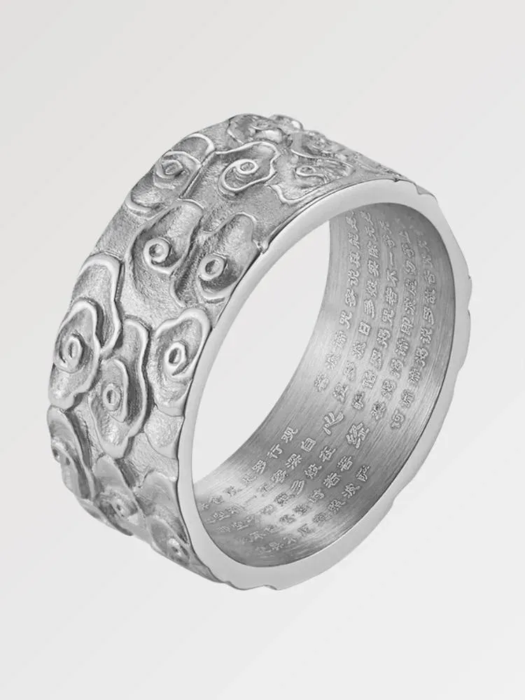 Japon style the Kumo bague nuage japonais gravure nippone