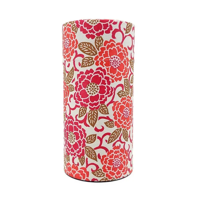 Japon style Washi boîte à thé double couvercle motifs