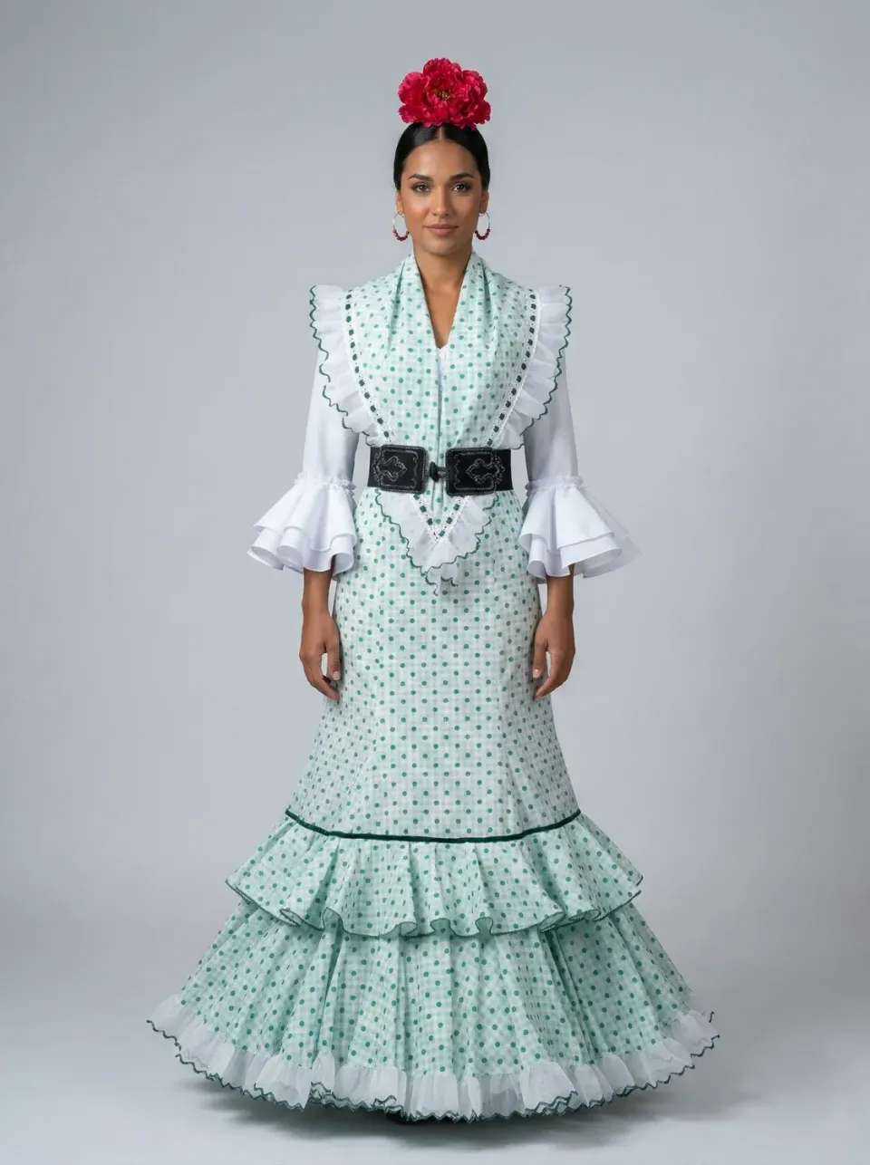 VIVA LA FERIA Primavera jupe flamenca canastera