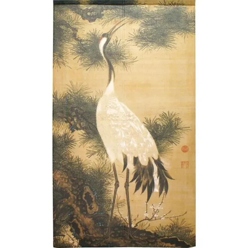 Japon style Fleur Lotus noren motif lotus