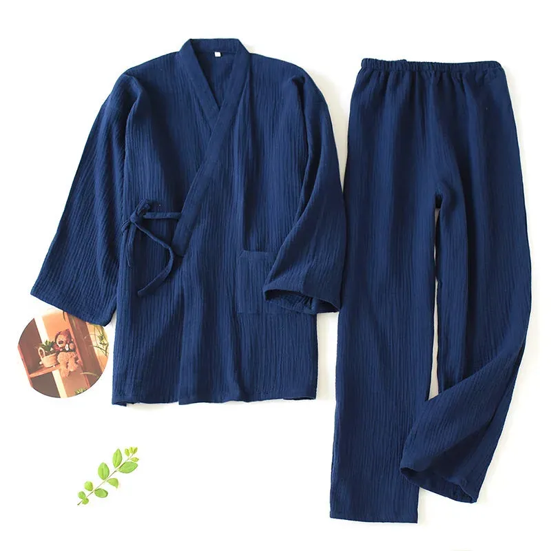 Esprit du Japon ensemble kimono pantalon femme coton