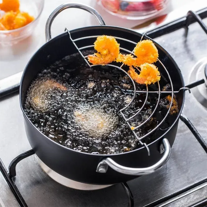 Japon style Teshio faitout tempura inox