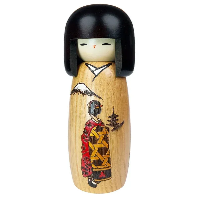 Japon style Kokeshi Geisha poupée japonaise en bois