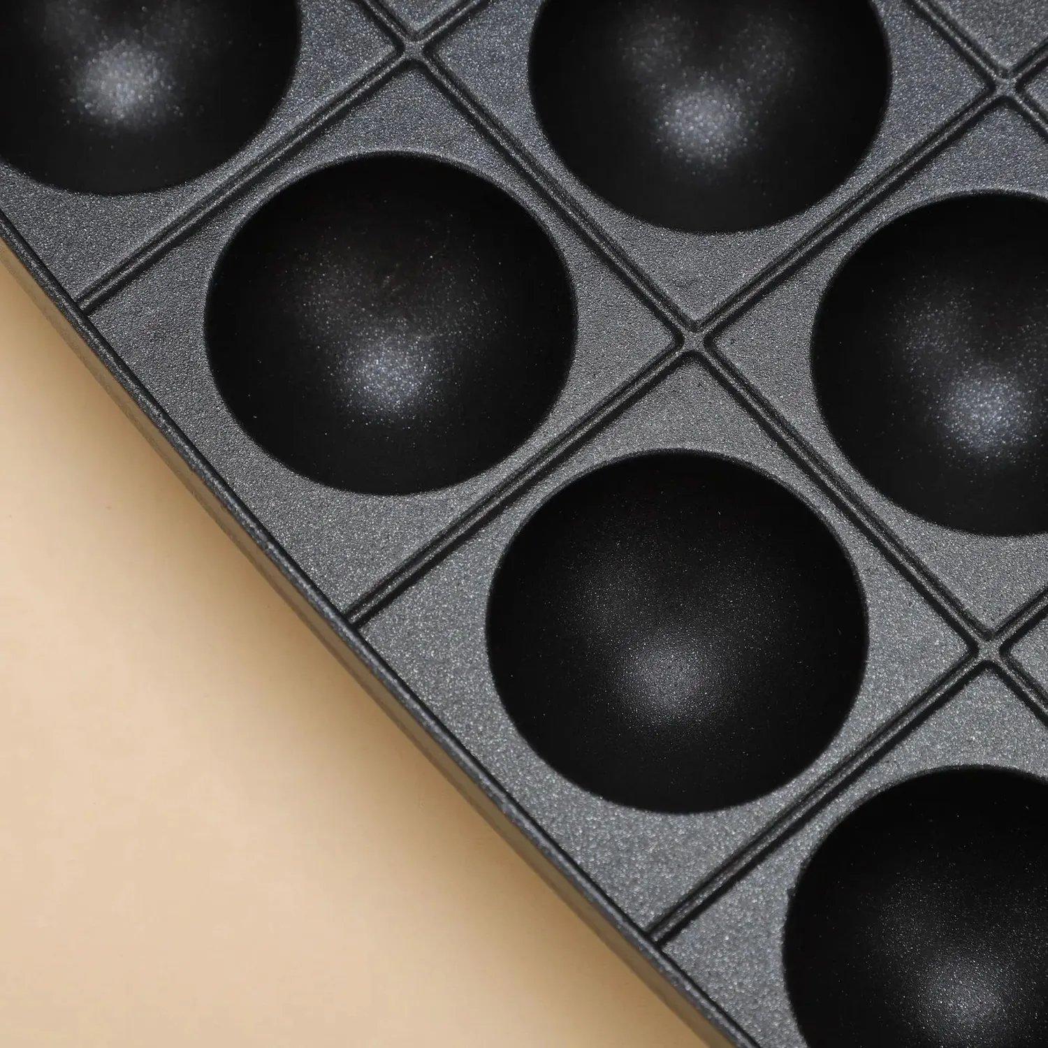 Esprit du Japon poêle takoyaki 16 alvéoles aluminium