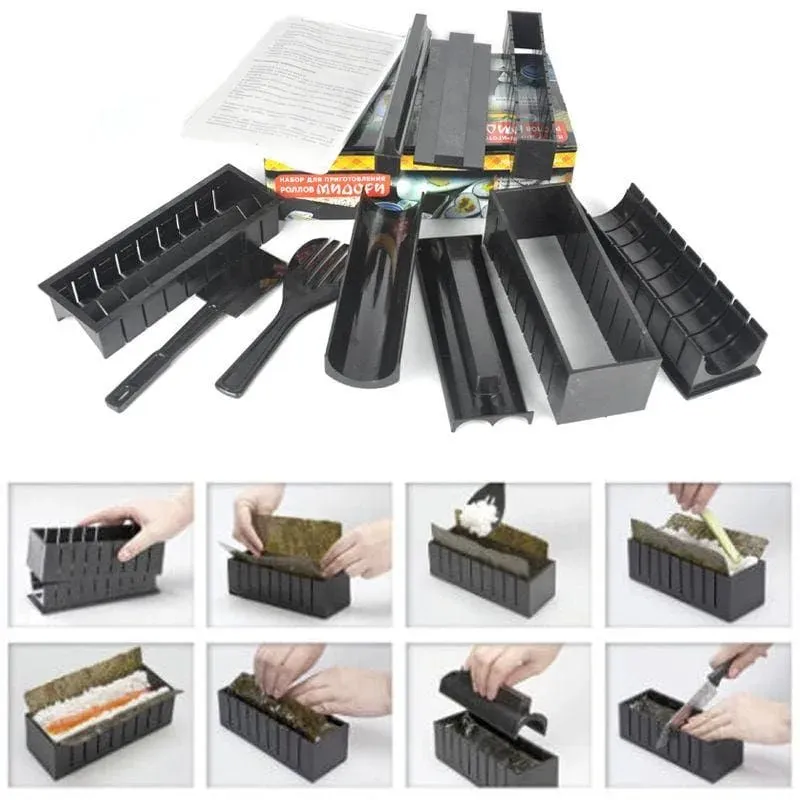 Japon style Ibaraki kit sushi roller et moules