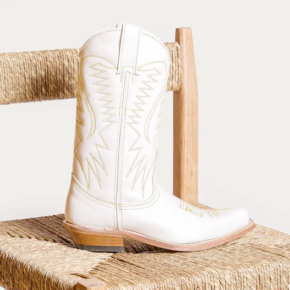 Mistral Box bottes santiag cuir femme