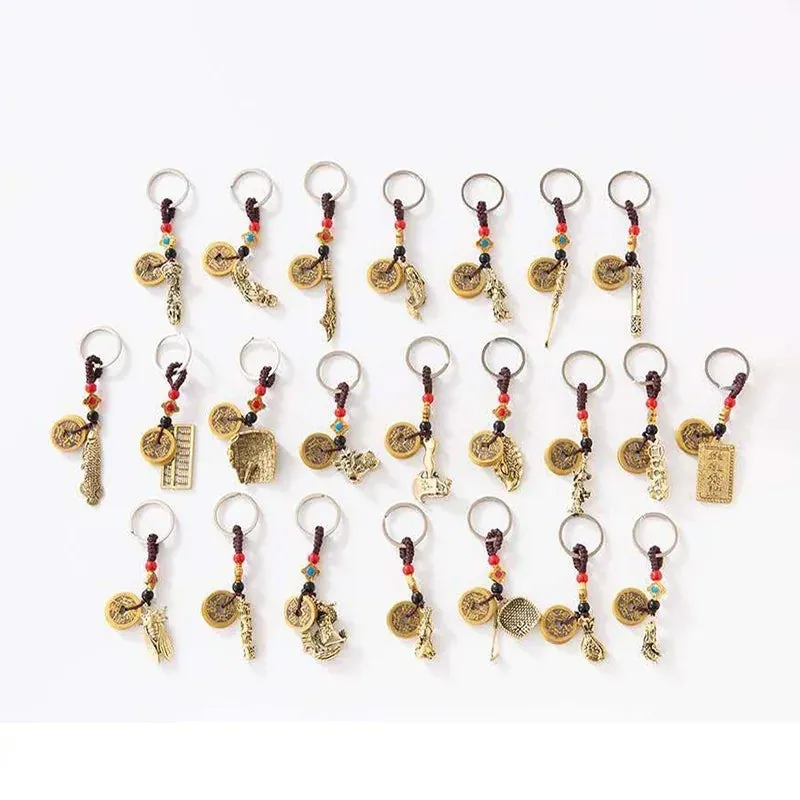 Esprit du Japon Porte-clés Maneki Neko Doré