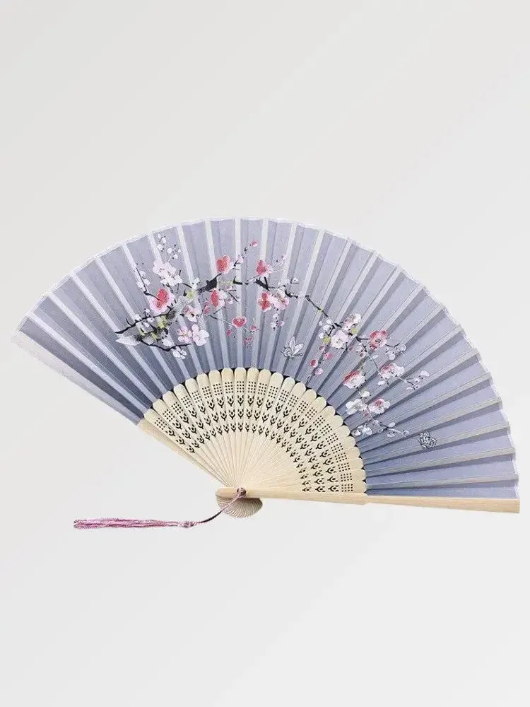 Japon style sakura éventail bois fleurs cerisier