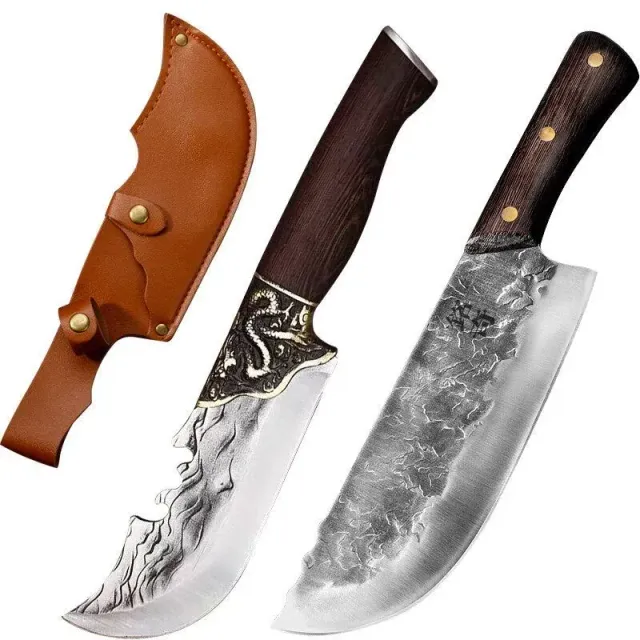 Japon style Kanagawa set couteaux japonais inox