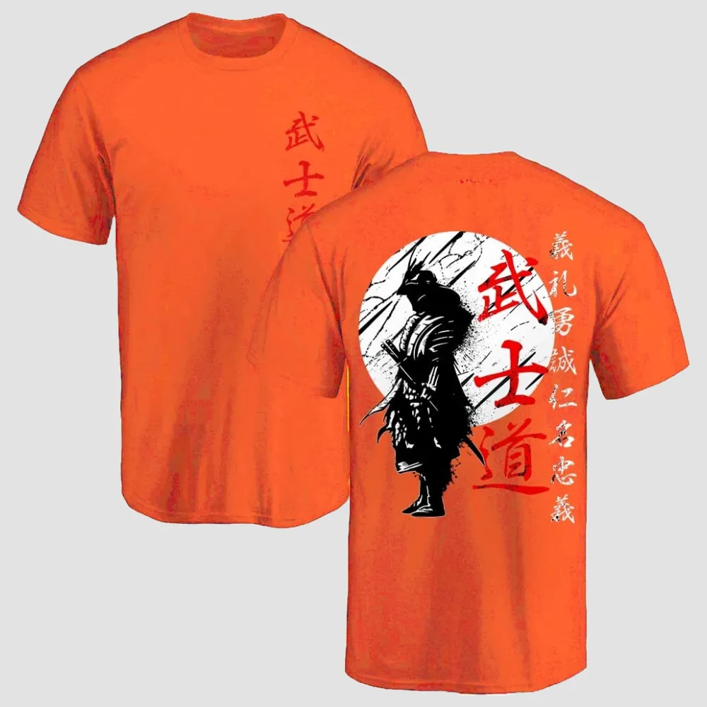 Japon Style Samurai T-shirt Motif Guerrier