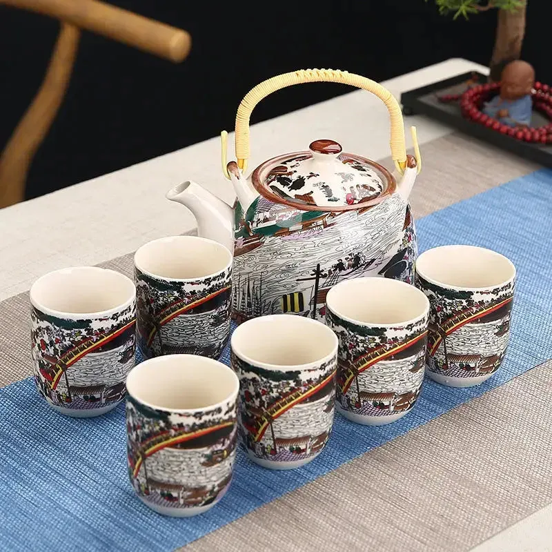 Japon style ensemble théière et tasse japonaise cérémonie